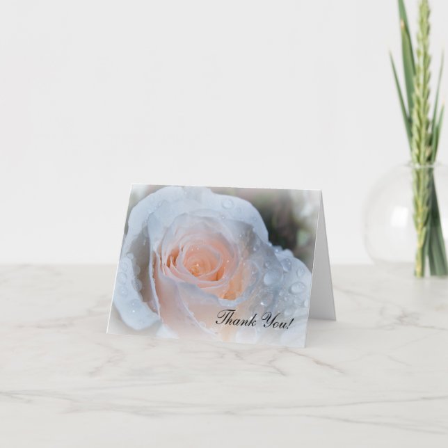 Vit rostackkort tack kort (Framsida)