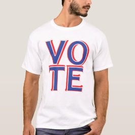 Vit rösträtt T-shirt USA:s valpolitik i Kampanj