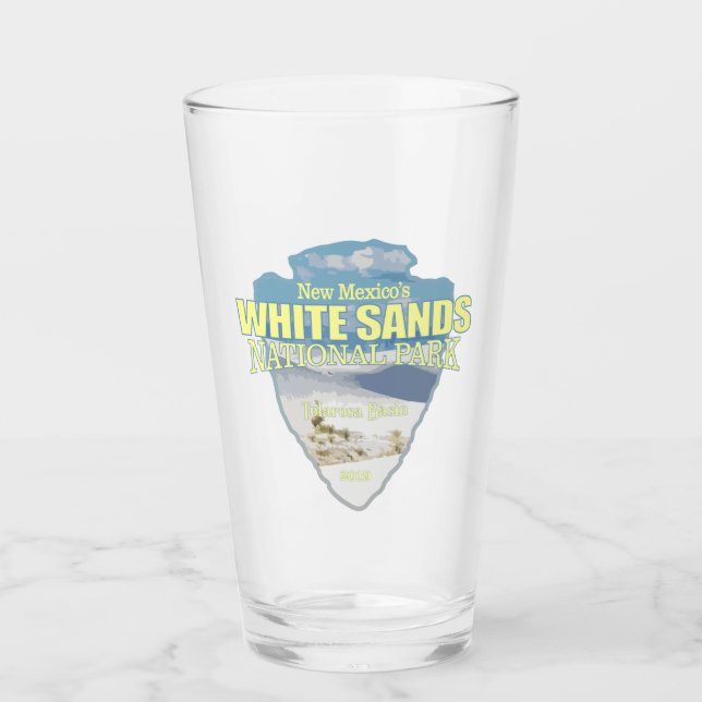 Vit sand NP (pilhuvud) Glaskopp (Framsida)