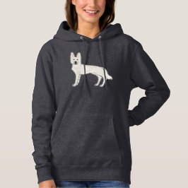 Vit schweizisk herdehund Vit tysk schäferhund T Shirt