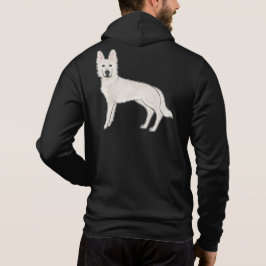 Vit Schweizisk Schäferhund Berger Blanc Suisse Söt T Shirt