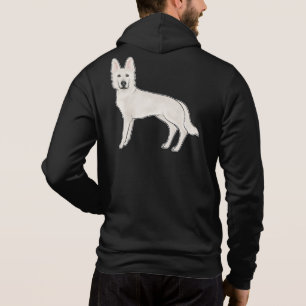 Vit Schweizisk Schäferhund Berger Blanc Suisse Söt T Shirt