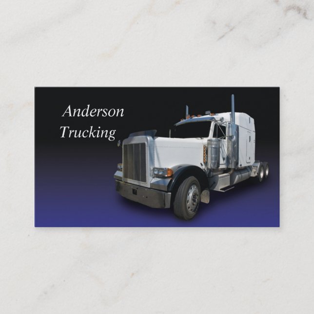 Vit semi-Affärskort Visitkort (Framsida)