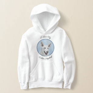 Vit Shepherd-målning - Söt Original Hundkonst T Shirt