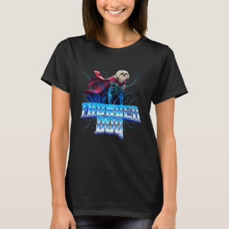 Vit Shih Tzu som Åskans och Blixtens Gud T Shirt