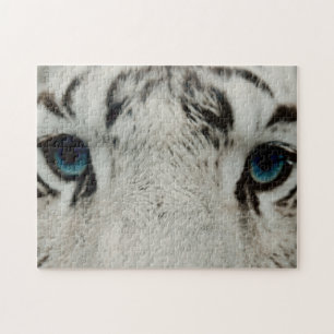 Vit sibiriska tiger pussel