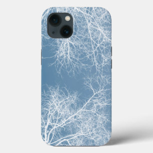 Vit silhuetterad träd Fodral-Mate iphone case