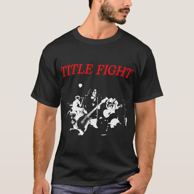 Vit Siluett Shoegaze Essential T-Shirt (Framsida)