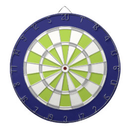 Vit, silver, limefrukt och marin piltavla