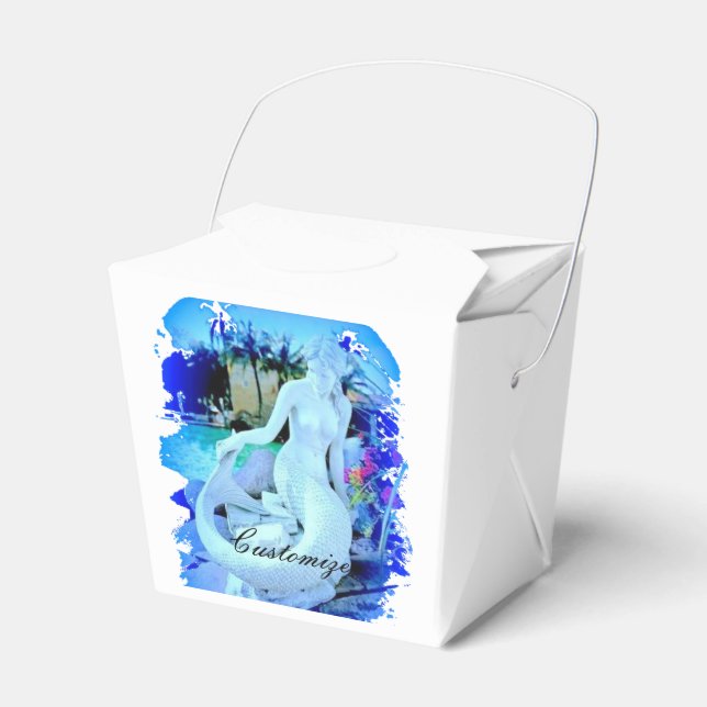 Vit Sjöjungfru Sitta Thunder_Cove Presentaskar (Framsidan Sidan)