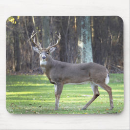 Vit skräddarsydd musmattor med hjort