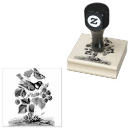 Vit skrapbokning av stam stämpel