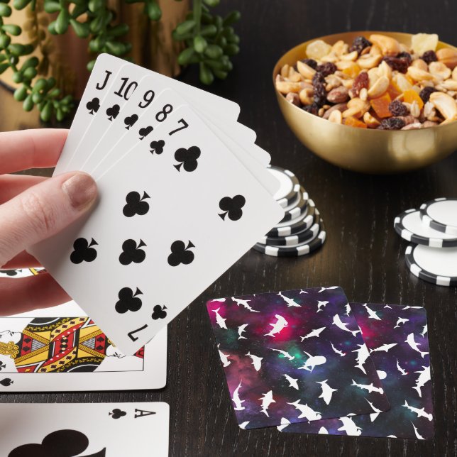 Vit skugga på Mörkens galaxområde Casinokort (På plats)