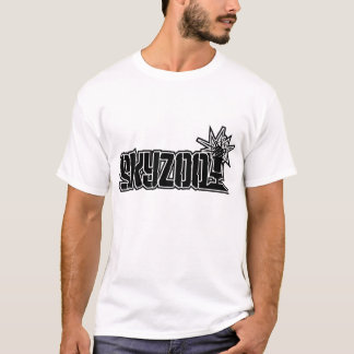 (Vit) Skyzoo-Lyrisk dikt utslagsplats, T-shirt