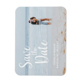 Vit, slitsat överlägg | SPARA DATUM MAGNETER