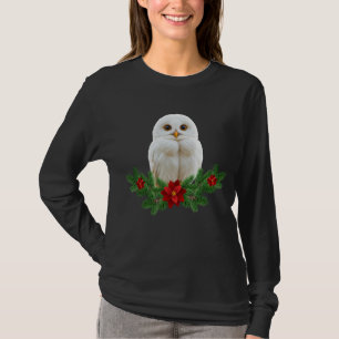 Vit Snö Jul Ugglor T Shirt