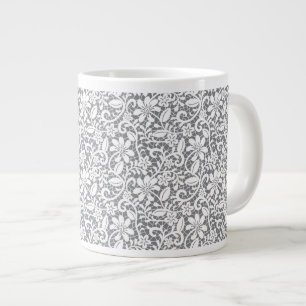 Vit Snöre 1 Jumbo Mugg