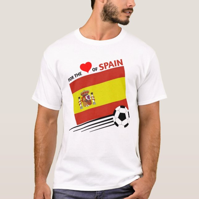 Vit Spanien T-shirt. 01 T Shirt (Framsida)