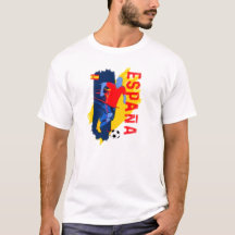 Vit Spanien T-shirt. 05