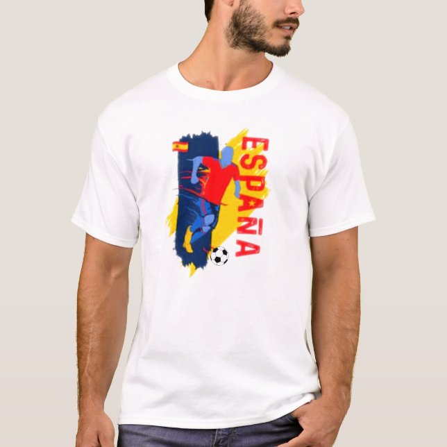 Vit Spanien T-shirt. 05 T Shirt (Framsida)