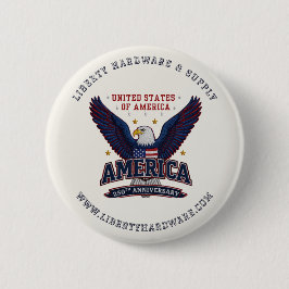 Vit specialgjord promo Amerika 250-årsjubileum Örn Knapp