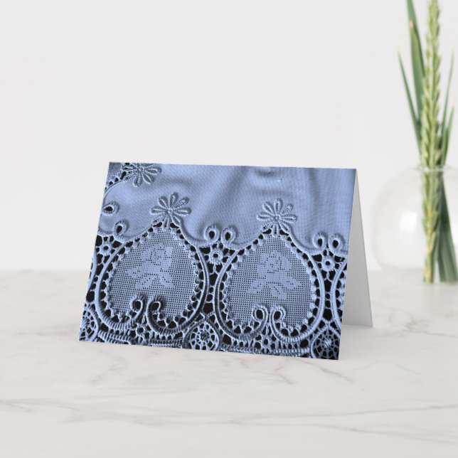 Vit spets kort (Framsida)