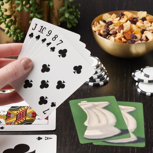 Vit springare casinokort (På plats)