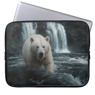 Vit sprit Bear Laptop Fodral