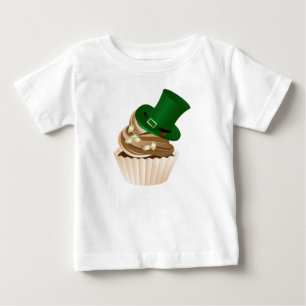 Vit St Patricks Day Hatt Cupcake T Shirt