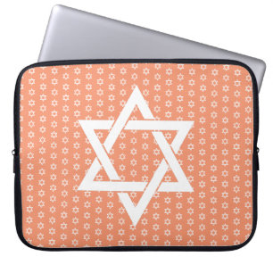 vit stjärna av David Seamless Laptop Fodral