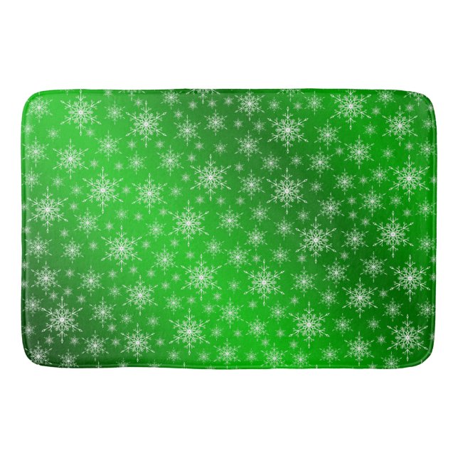 vit,stjärna, stjärnor, jul + exempel, färgad, badrumsmatta (Framsidan)