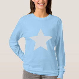 Vit stjärna t shirt