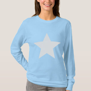 Vit stjärna t shirt