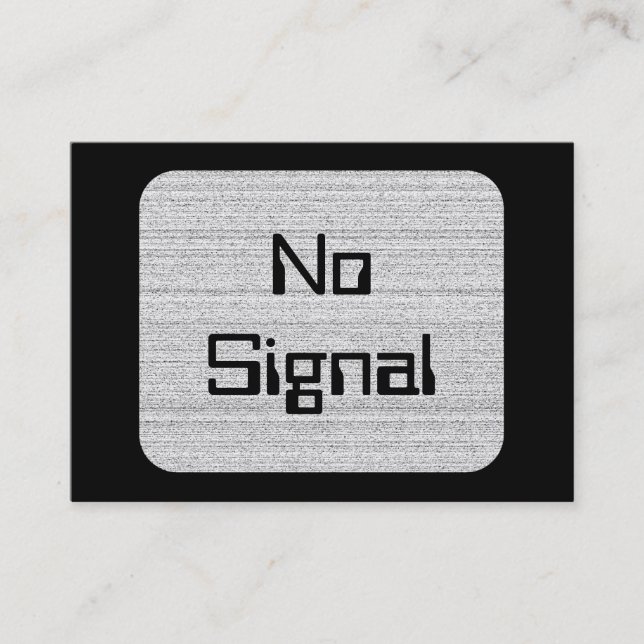 Vit stojar. Svartvitt snöig korn Visitkort (Framsida)