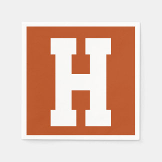 Vit Stor Modern Initial | Rost Pappersservett