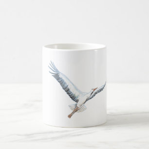 Vit stormflygning kaffemugg