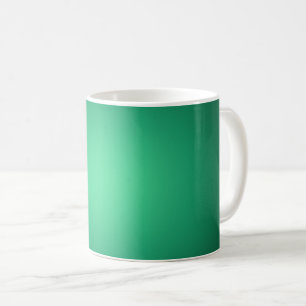 Vit strålkastare för grönt kaffemugg