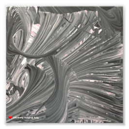 Vit svart 3 D-Abstrakt Fototryck