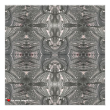 Vit svart Abstrakt, stammask 1