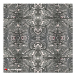 Vit svart Abstrakt, stammask 1 Fototryck