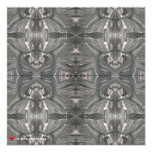 Vit svart Abstrakt, stammask 4