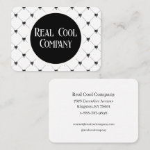 Vit & Svart Bow Monogram