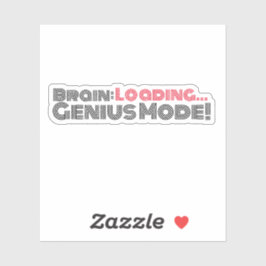 Vit, svart etikett i Genius Mode-motiveringsgrad