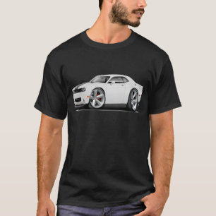 Vit-Svart för utmanare SRT8 bil T-shirt