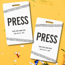 Vit Svart Konsert All Tillgång Pass Press