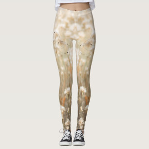 Vit, svart, minimalistisk färglös självbetjäning F Leggings