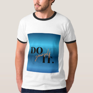 Vit, svart ringtröja med text  t shirt