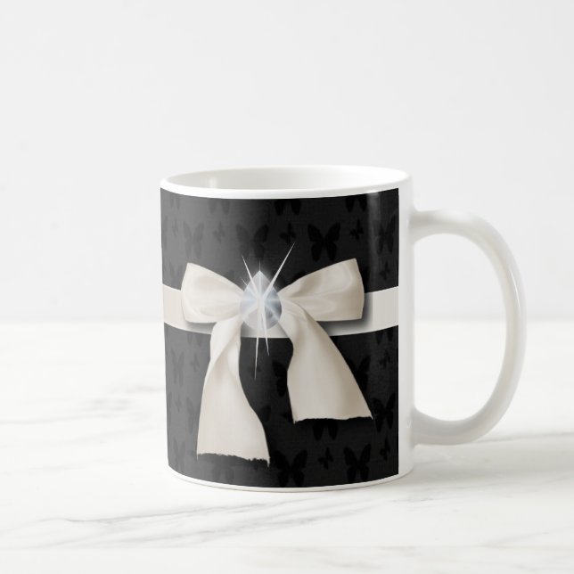 vit sweet sixteen för bågdiamant kaffemugg (Höger)