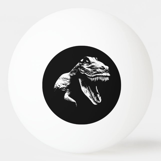 Vit T Rex Pingisboll (Framsidan)