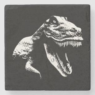 Vit T Rex Stenunderlägg